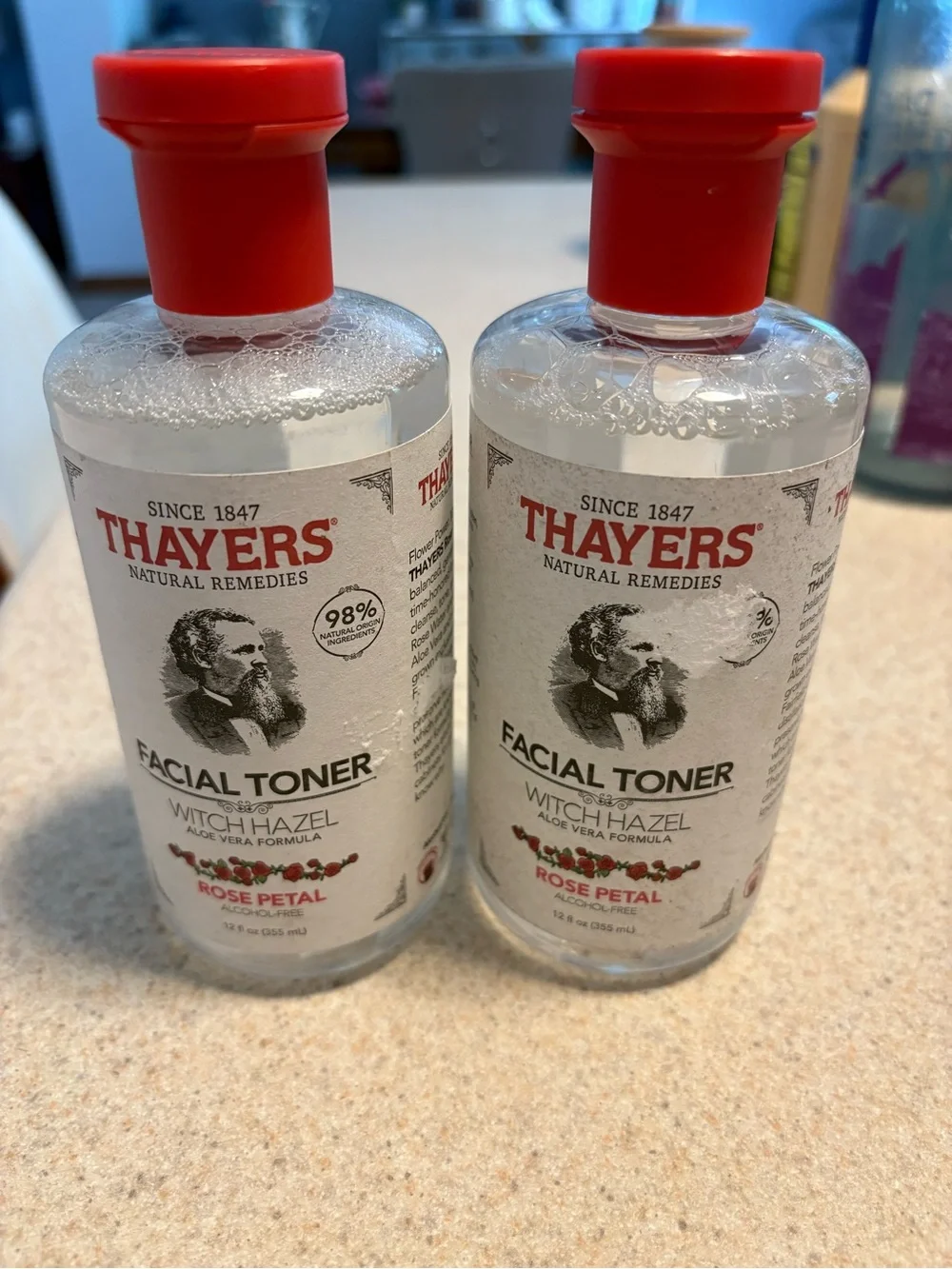 Thayers Facial Toner Witch Hazel Rose Petal x2 Glowing Skin